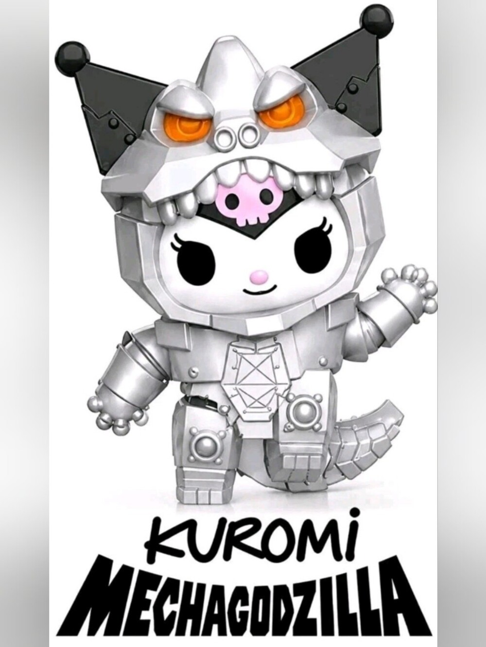 Mcdonald's Hello Kitty & Friends (Godzilla) Kuromi Mechagodzilla Figure